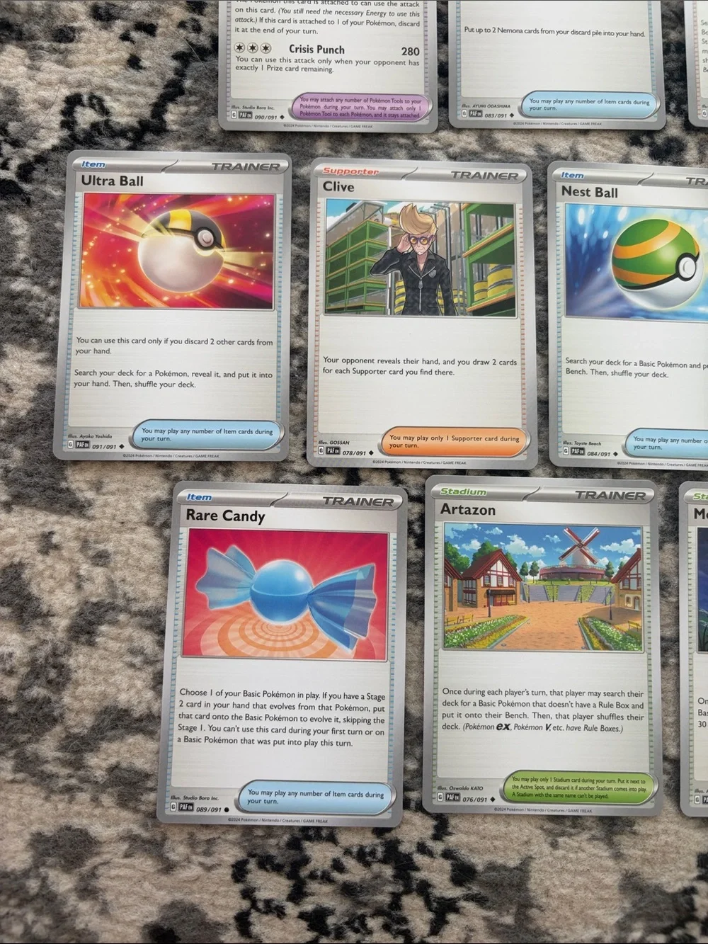 Paldean Fates Trainer Lot | Rare Candy, Ultra & More | 10 Unique Cards | ✨5/$25